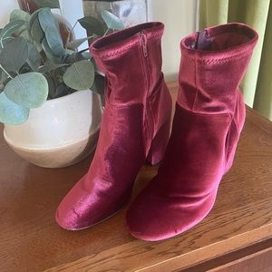 Nine West Velvet Boots